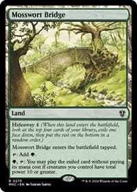 Mosswort Bridge - Commander: Murders at Karlov Manor - Magic: The Gathering card