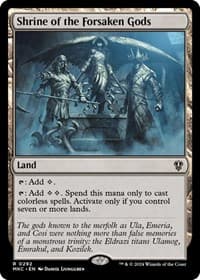 Shrine of the Forsaken Gods - Commander: Murders at Karlov Manor - Magic: The Gathering card