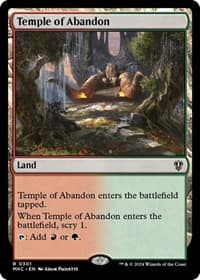 Temple of Abandon - Commander: Murders at Karlov Manor - Magic: The Gathering card