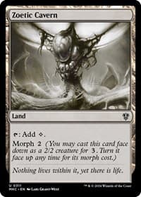 Zoetic Cavern - Commander: Murders at Karlov Manor - Magic: The Gathering card