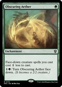 Obscuring Aether - Commander: Murders at Karlov Manor - Magic: The Gathering card