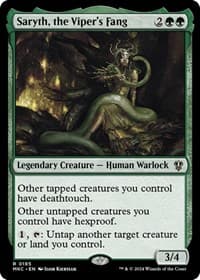Saryth, the Viper's Fang - Commander: Murders at Karlov Manor - Magic: The Gathering card