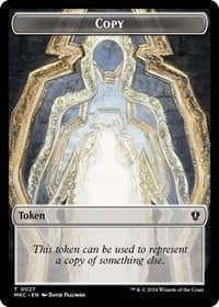 Copy // Zombie Double-Sided Token - Commander: Murders at Karlov Manor - Magic: The Gathering card
