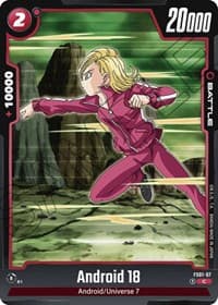 Android 18 - Starter Deck 1: Son Goku - Dragon Ball Super: Fusion World card