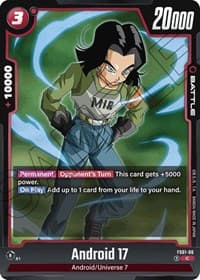 Android 17 - Starter Deck 1: Son Goku - Dragon Ball Super: Fusion World card