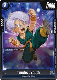 Trunks : Youth - FS02-08 - Starter Deck 2: Vegeta - Dragon Ball Super: Fusion World card