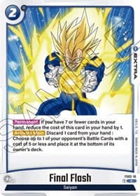 Final Flash - Starter Deck 2: Vegeta - Dragon Ball Super: Fusion World card