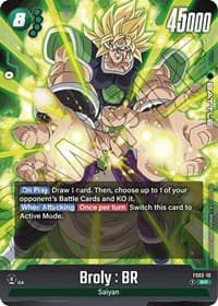 Broly : BR - Starter Deck 3: Broly - Dragon Ball Super: Fusion World card