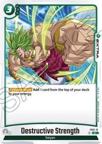 Destructive Strength - Starter Deck 3: Broly - Dragon Ball Super: Fusion World card
