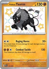 Paldean Tauros - SV: Paldean Fates - Pokemon card
