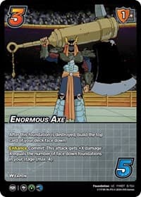 Enormous Axe - Yu Yu Hakusho: Dark Tournament - UniVersus card