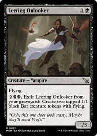 Leering Onlooker - Murders at Karlov Manor - Magic: The Gathering card