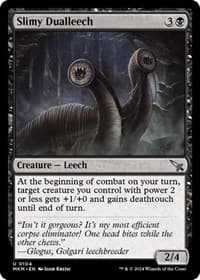 Slimy Dualleech - Murders at Karlov Manor - Magic: The Gathering card