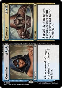 Connive // Concoct - Commander: Murders at Karlov Manor - Magic: The Gathering card