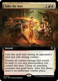 Take the Bait (Extended Art) - Commander: Murders at Karlov Manor - Magic: The Gathering card