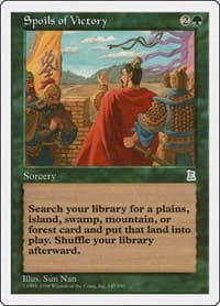 Spoils of Victory - Portal Three Kingdoms - Magic: The Gathering card