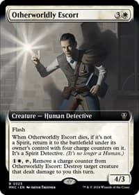 Otherworldly Escort (Extended Art) - Commander: Murders at Karlov Manor - Magic: The Gathering card