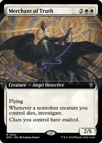 Merchant of Truth (Extended Art) - Commander: Murders at Karlov Manor - Magic: The Gathering card