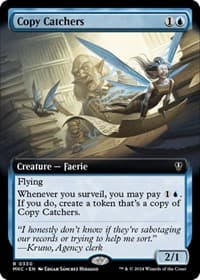 Copy Catchers (Extended Art) - Commander: Murders at Karlov Manor - Magic: The Gathering card