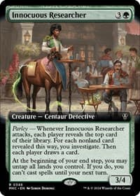 Innocuous Researcher (Extended Art) - Commander: Murders at Karlov Manor - Magic: The Gathering card