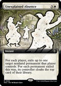 Unexplained Absence (Extended Art) - Commander: Murders at Karlov Manor - Magic: The Gathering card