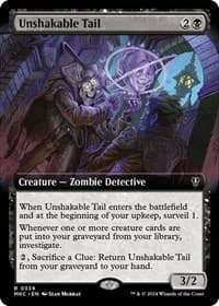Unshakable Tail (Extended Art) - Commander: Murders at Karlov Manor - Magic: The Gathering card