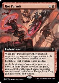 Hot Pursuit (Extended Art) - Commander: Murders at Karlov Manor - Magic: The Gathering card