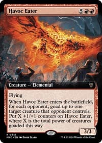 Havoc Eater (Extended Art) - Commander: Murders at Karlov Manor - Magic: The Gathering card