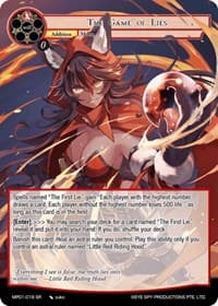 The Game of Lies - Masterpiece "Pilgrim-Memories" - Force of Will card