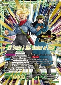 Trunks & Mai // SS Trunks & Mai, Saviors of Hope (2023 Worlds ZENKAI 06 Leader Set) - Tournament Promotion Cards - Dragon Ball Super: Masters card