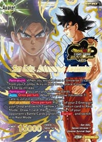 SSB Son Goku // Son Goku, Autonomous Awakening (2023 Worlds ZENKAI 06 Leader Set) - Tournament Promotion Cards - Dragon Ball Super: Masters card