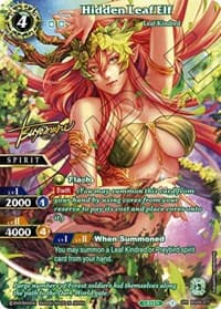 Hidden Leaf Elf (SPR) (Illustrator Signature) - Savior of Chaos - Battle Spirits Saga card