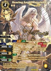 Rearing Angel Materielle (SPR) (Illustrator Signature) - Savior of Chaos - Battle Spirits Saga card