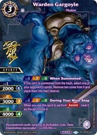 Warden Gargoyle (SPR) (Illustrator Signature) - Savior of Chaos - Battle Spirits Saga card