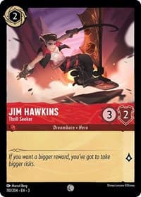 Jim Hawkins - Thrill Seeker - Into the Inklands - Disney Lorcana card