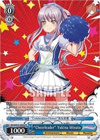 "Cheerleader" Yukina Minato - Bushiroad Event Cards - Weiss Schwarz card