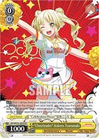 "Cheerleader" Kokoro Tsurumaki - Bushiroad Event Cards - Weiss Schwarz card