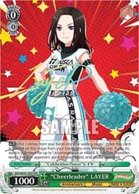 "Cheerleader" LAYER - Bushiroad Event Cards - Weiss Schwarz card