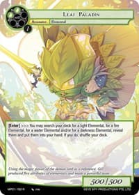 Leaf Paladin - Masterpiece "Pilgrim-Memories" - Force of Will card