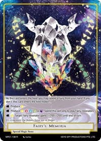 Fairy's Memoria - Masterpiece "Pilgrim-Memories" - Force of Will card