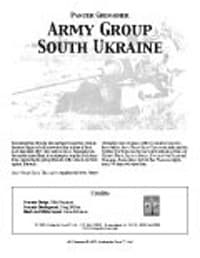 Panzer Grenadier: Army Group South Ukraine Supplement - Avalanche Press LTD - Boardgames card