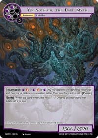 Yog-Sothoth, the Dark Myth - Masterpiece "Pilgrim-Memories" - Force of Will card