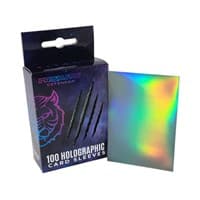 Holographic Sleeves - Dark Green / Oracle (100-Pack) - Prismatic Defender Card Sleeves - Card Sleeves card