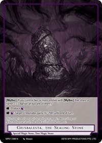 Grusbalesta, the Sealing Stone - Masterpiece "Pilgrim-Memories" - Force of Will card