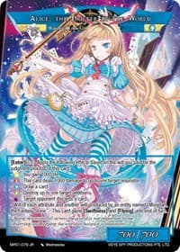 Alice in Wonderland // Alice, the Drifter in the World - Masterpiece "Pilgrim-Memories" - Force of Will card