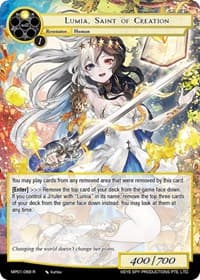 Lumia, Saint of Creation - Masterpiece "Pilgrim-Memories" - Force of Will card