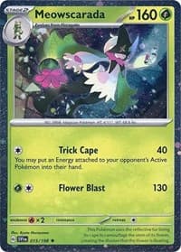 Meowscarada - 015/198 (Cosmos Holo) - Miscellaneous Cards & Products - Pokemon card