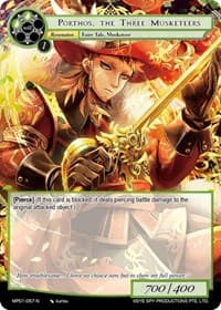 Porthos, the Three Musketeers - Masterpiece "Pilgrim-Memories" - Force of Will card