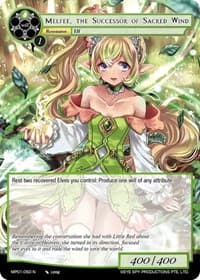 Melfee, the Successor of Sacred Wind - Masterpiece "Pilgrim-Memories" - Force of Will card