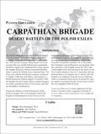 Panzer Grenadier: Carpathian Brigade - Avalanche Press - Boardgames card